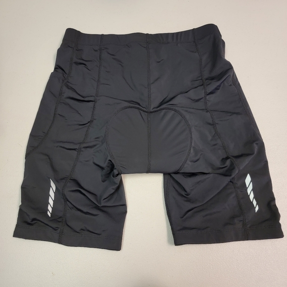 Baleaf Cycling Shorts Adult Extra Large Black Padded Nylon Spandex Blend - Picture 4 of 7